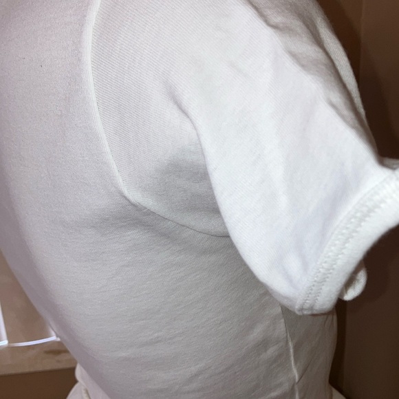 Bride Size Medium White Bride Short W/Pink Ribbons & White Baby Tee W/Pink Bow - Picture 8 of 9